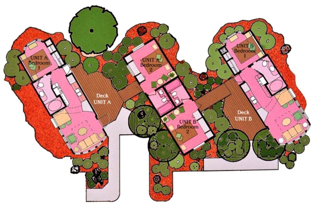 Sedona Pines Resort Exterior foto A typical layout of a cluster house